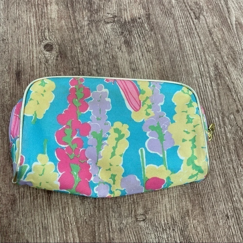 Lilly Pulitzer For Estee Lauder Floral Makeup Bag